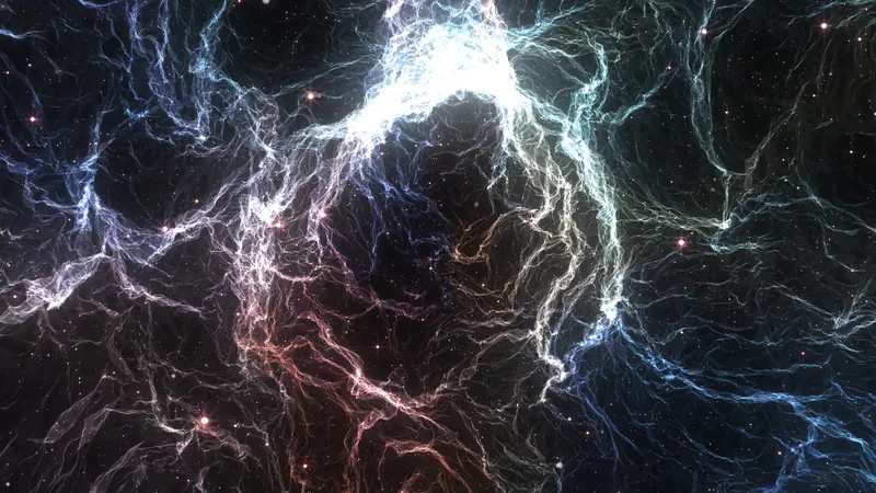 A brilliant white and teal cosmic vortex opening outward from darkness, seeing a thing exactly as it is rather than as our own version of it