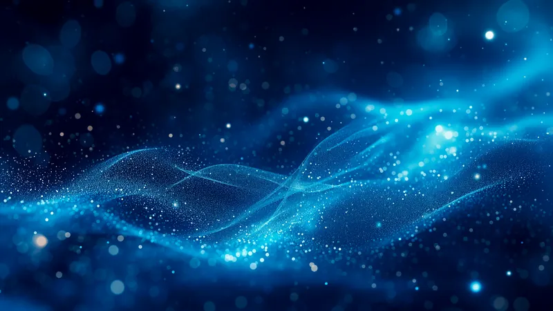 Soft points of light drifting through deep blue darkness, silent expectations gathering weight until they become a debt somebody never agreed to