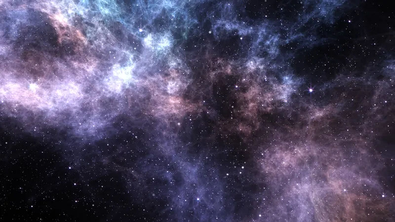 A vast galaxy of gold and blue starlight spread across the night sky, the depth and vastness of life that a hurried existence never looks up to see