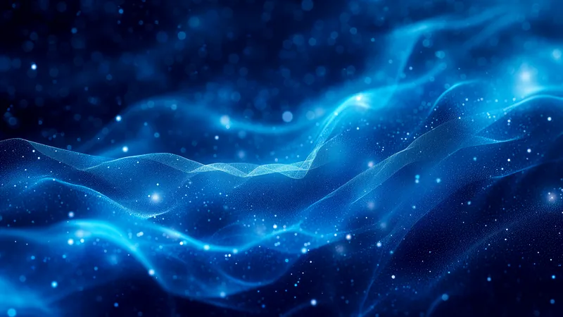 Long streaks of blue light passing through the dark and away, everything we handle for a while and leave behind exactly as we found it