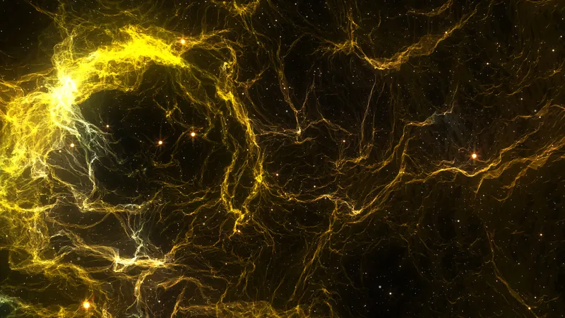 A golden vortex of light turning around an empty dark centre, achievements that never once touched the heart of the person who built them